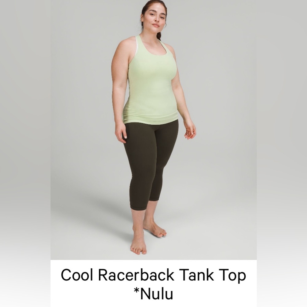 Cool Racerback Tank Top *Nulu Lululemon Creamy Mint